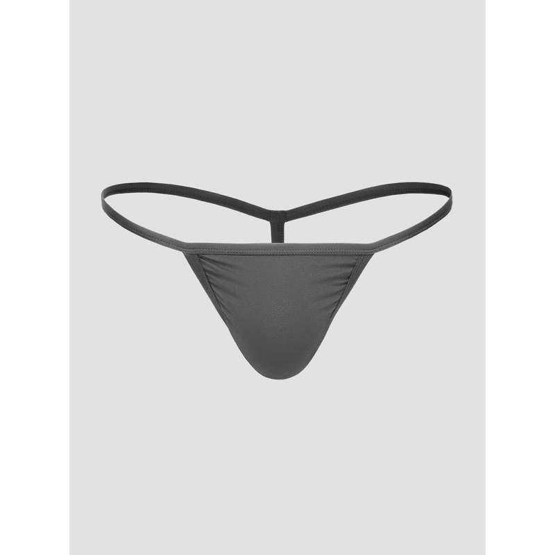 Charcoal T-Back Thong