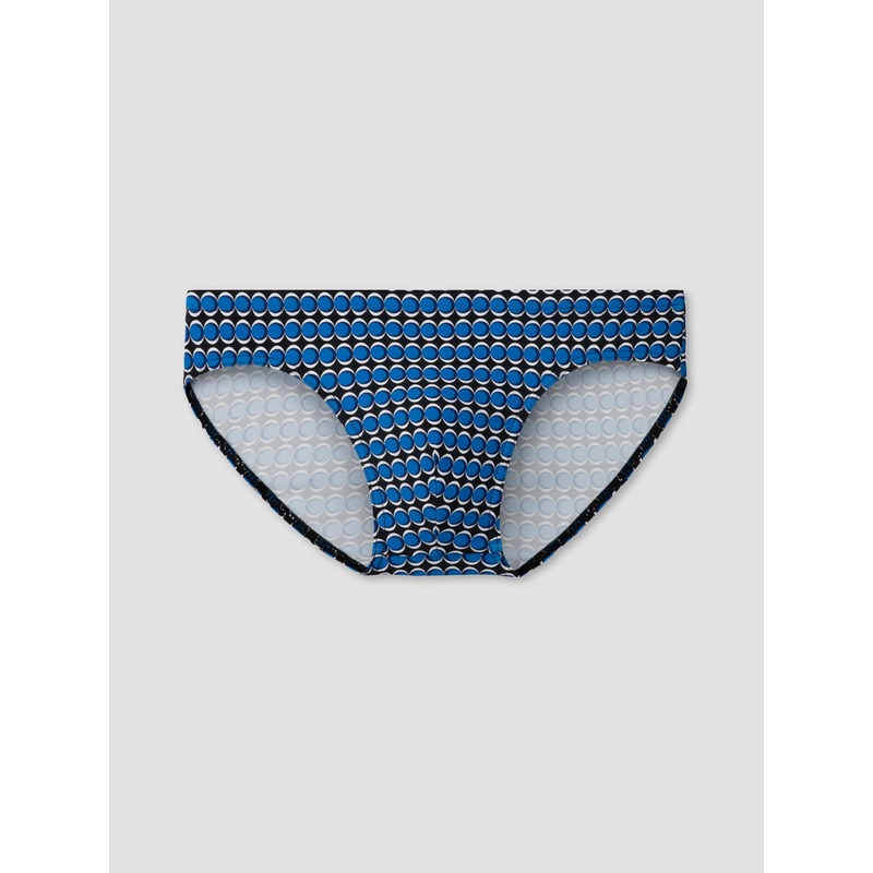 Blue Geo Dot | Deep Swim Brief