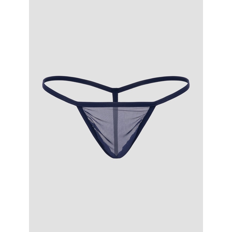 Indigo | Mesh T-Back Thong