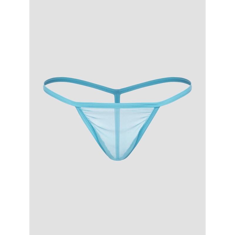 Sky | Mesh T-Back Thong