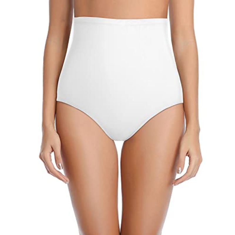 Full Coverage Swimsuit Bottom for Women Retro Swim Bottoms