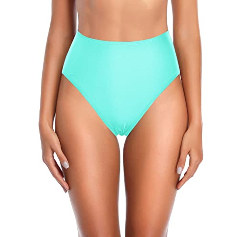 Stylish Bathing Suit Bottoms High Cut Tummy Control Bikini Bottoms for Women