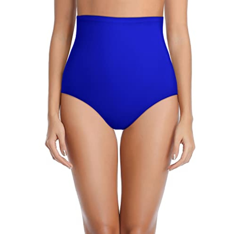 Tummy Control Swimsuit Full Coverage Bikini Bottoms for Women