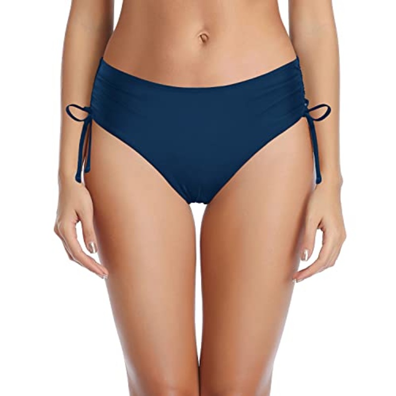 Women Bikini Bottoms Side Tie Adjustable Swimsuit Cheeky Swim Bottom
