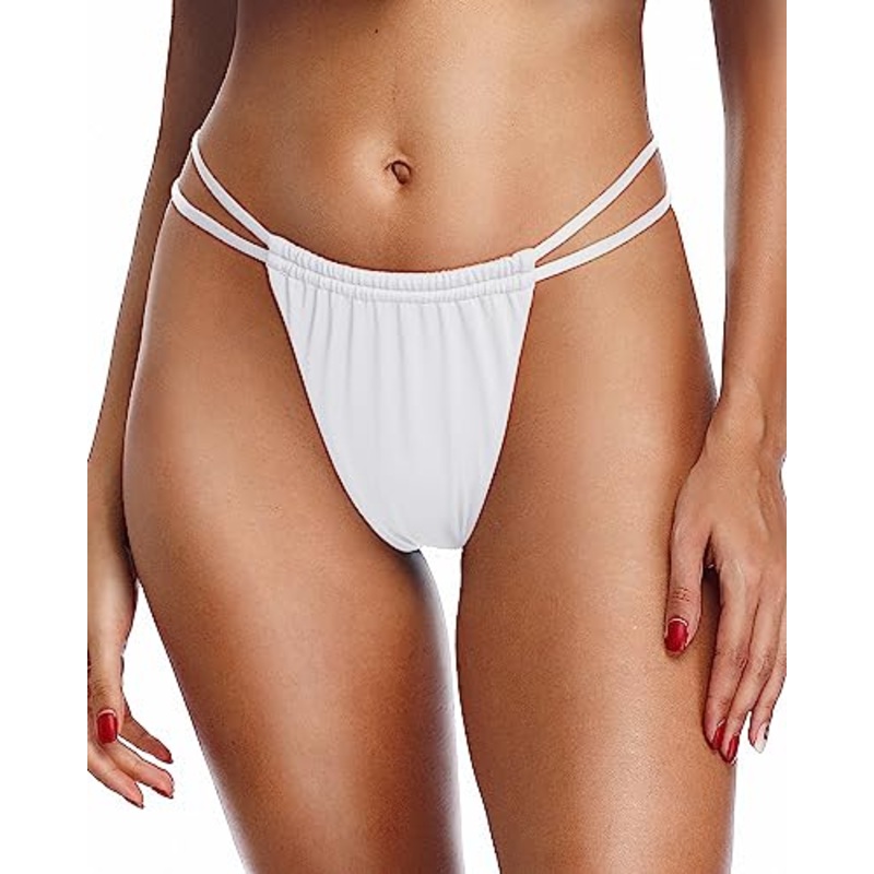 Brazilian cut Tie Low Rise Bikini Swim bottoms