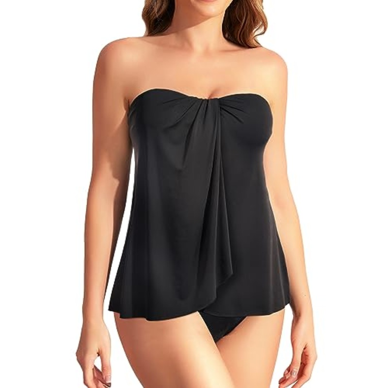 Halter Two Piece Bandeau Swimsuits