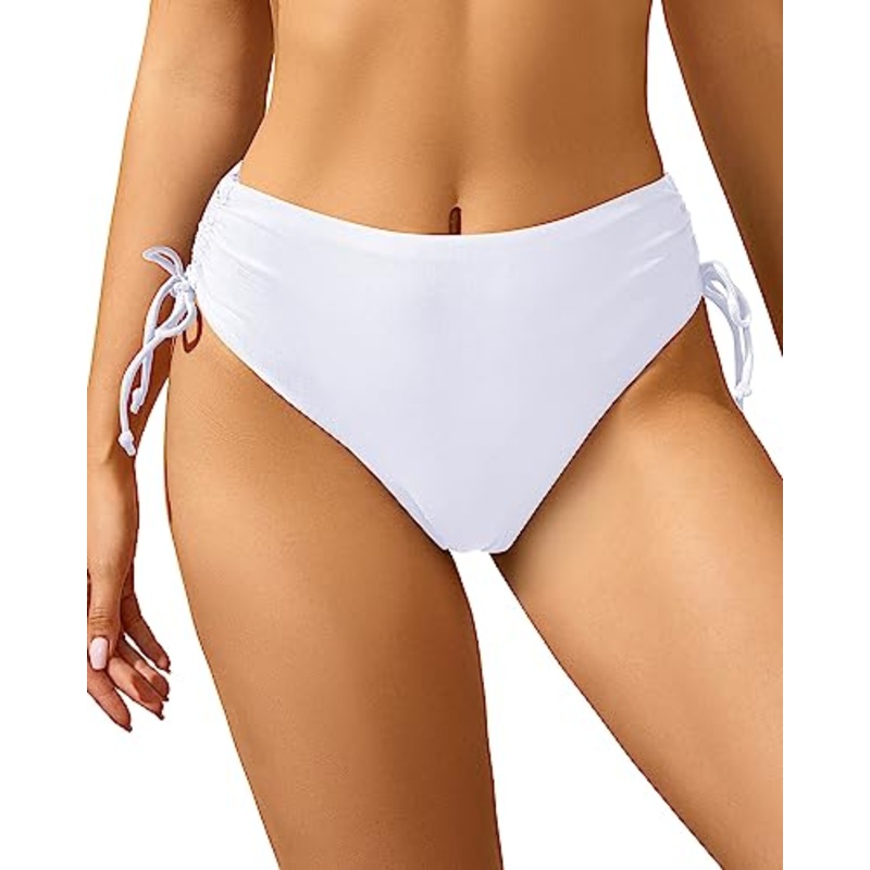 High Waisted Full Coverage Bikini Bottom