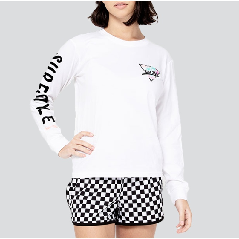 Retro Triangle Logo Long Sleeve T-Shirt