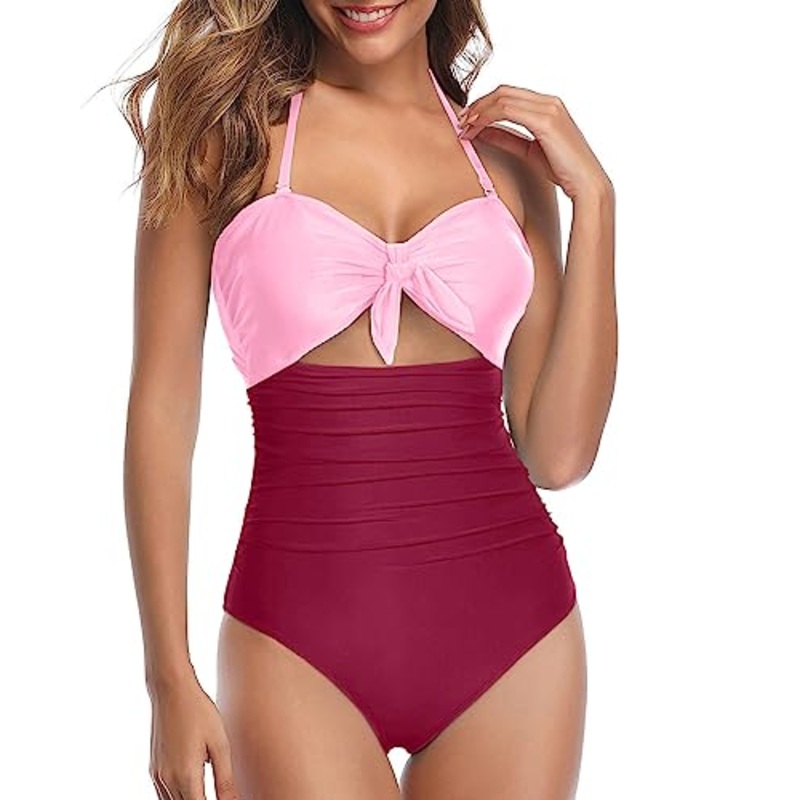 Sexy One Piece Cutout Bathing Suits