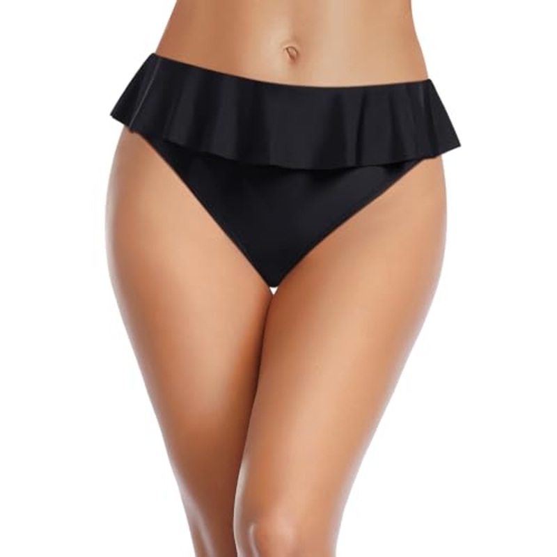 Twist Front High Cut Bikini Bottom