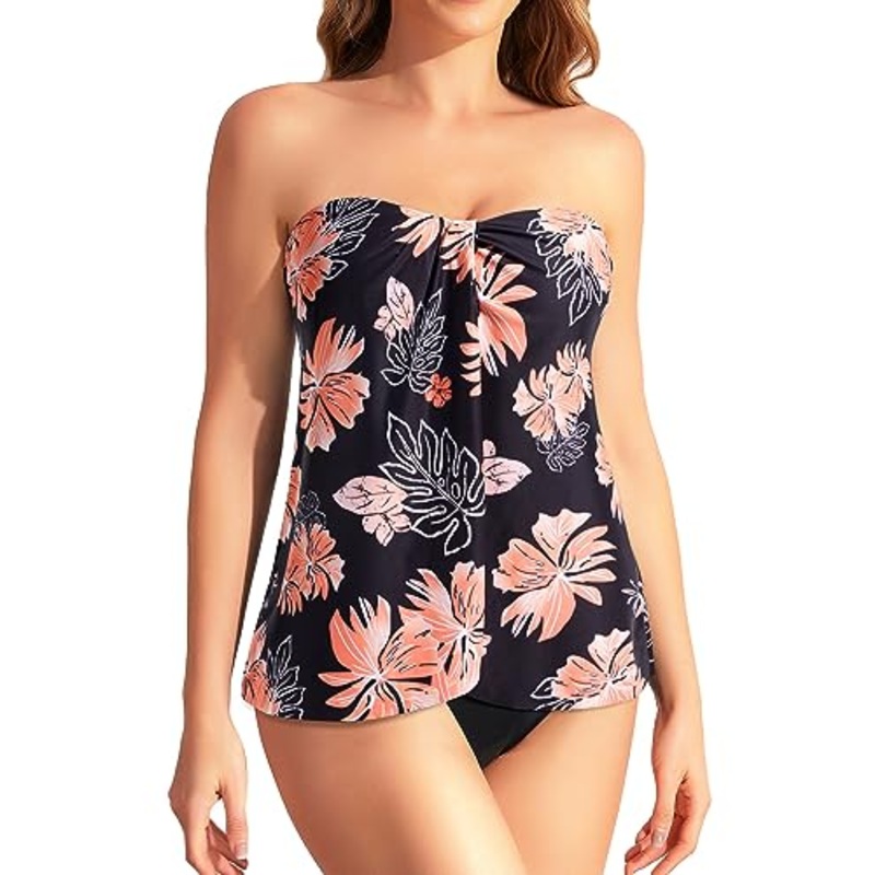 Two Piece Tummy Control Tankini Bathing Suits