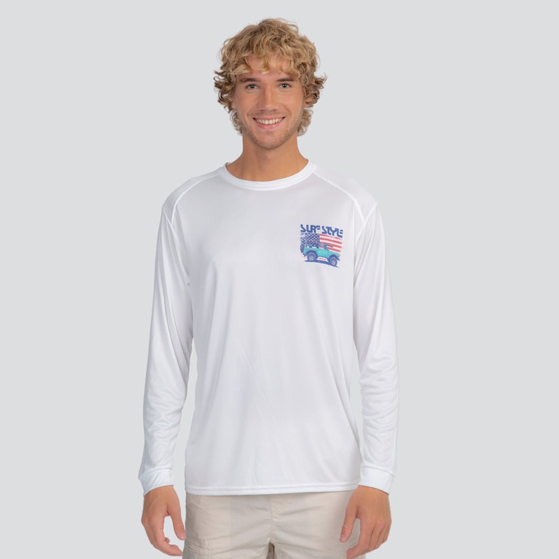 Americana Coastal Bronco PFG Long-Sleeved Tee