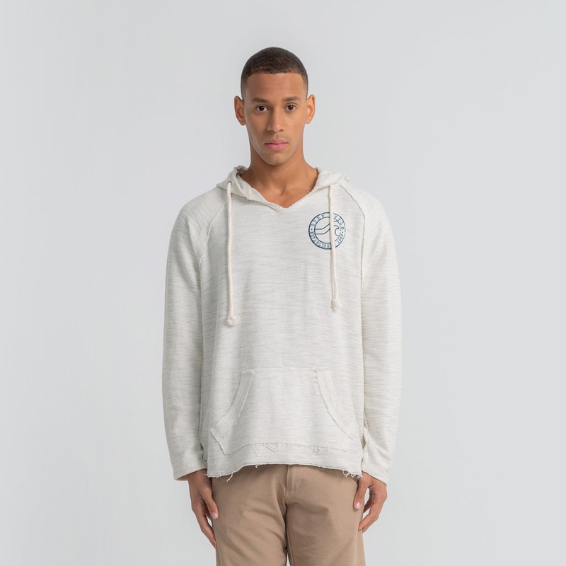 Brushed Wave Bonfire Baja Hoodie