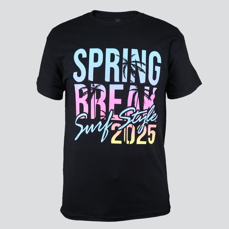 Pastel Neon Palms Basic T-Shirt
