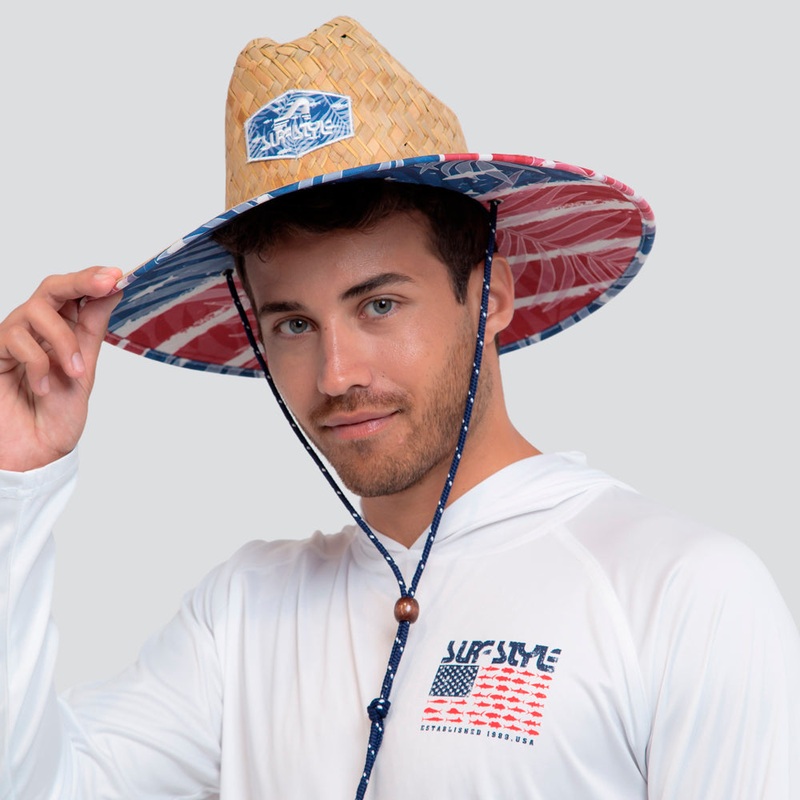 Patriotic Fish Lifeguard Hat
