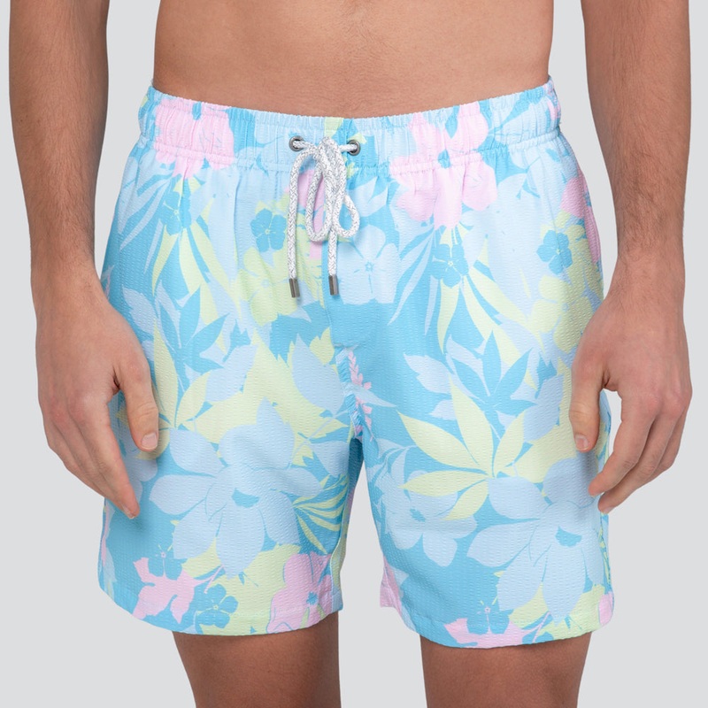 Seersucker Volley Swim Trunk
