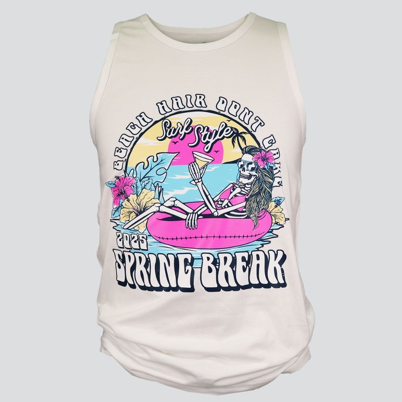 Skeleton Girl Basic Tank Top