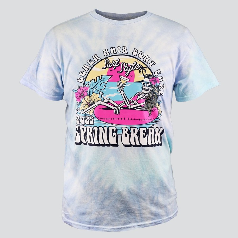 Skeleton Girl Tie Dye T-Shirt