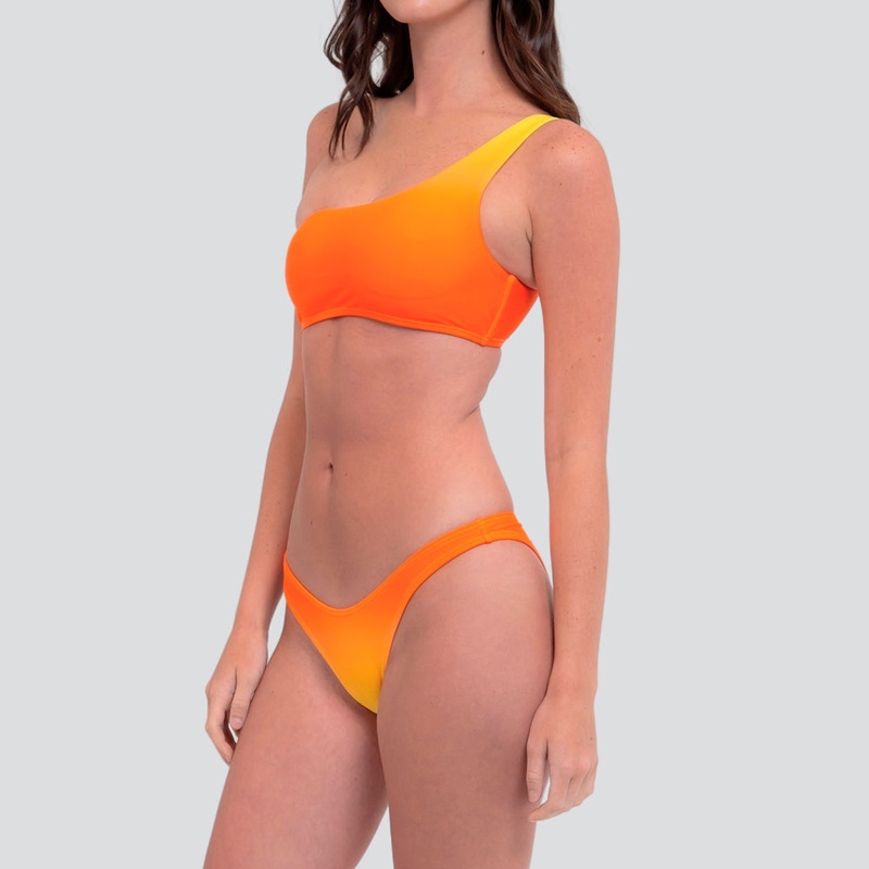 Sunrise Ombre High Leg Bikini Bottom