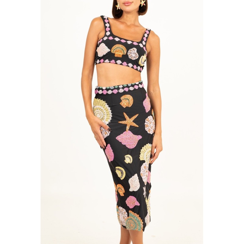 New York Hand-Embroidered Top