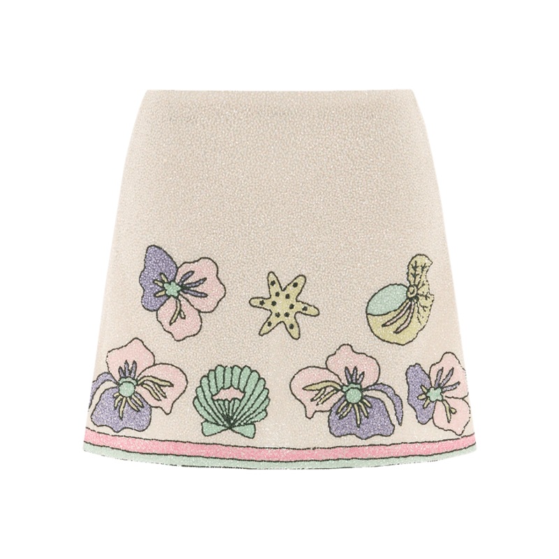 Tallulah Crystal Co-Ord Mini Skirt