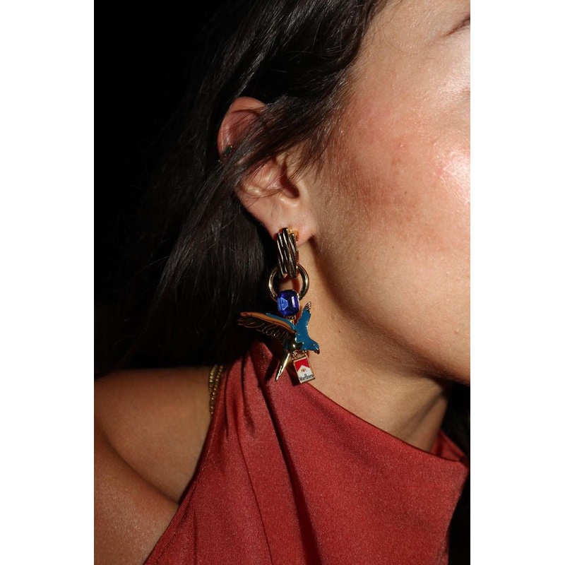 The Smoking Bird Earrings