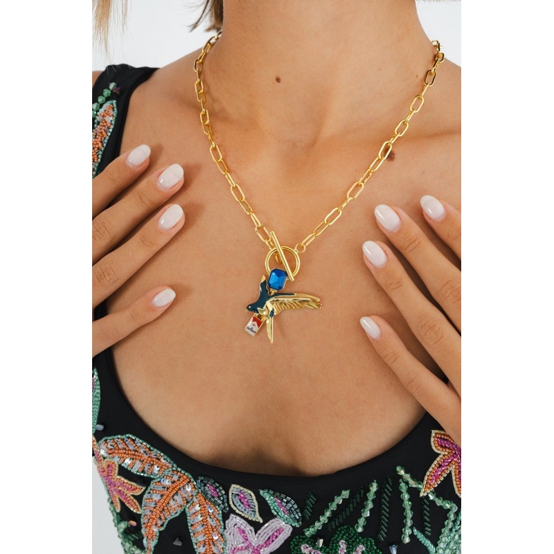 The Smoking Bird Necklace