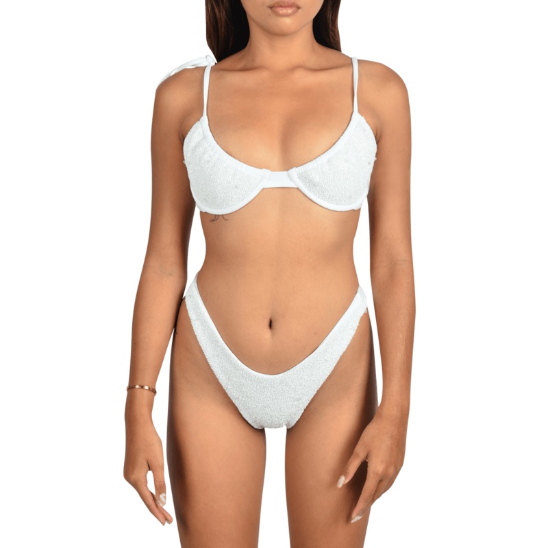 Ariel Hand Embroidered Underwire Bikini Bottom