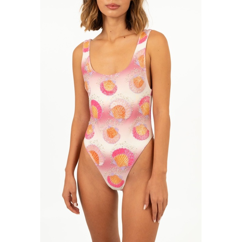 Belle Hand Beaded Swimsuit