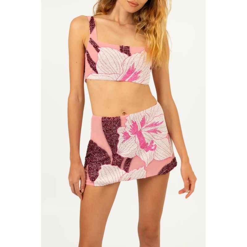 Delilah Beaded Co-ord Skirt Oceanus x By Poppy