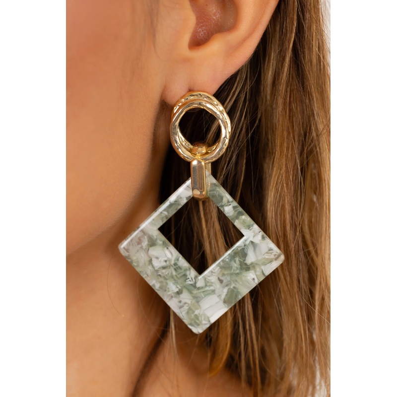 Gleaming Crescent Earrings