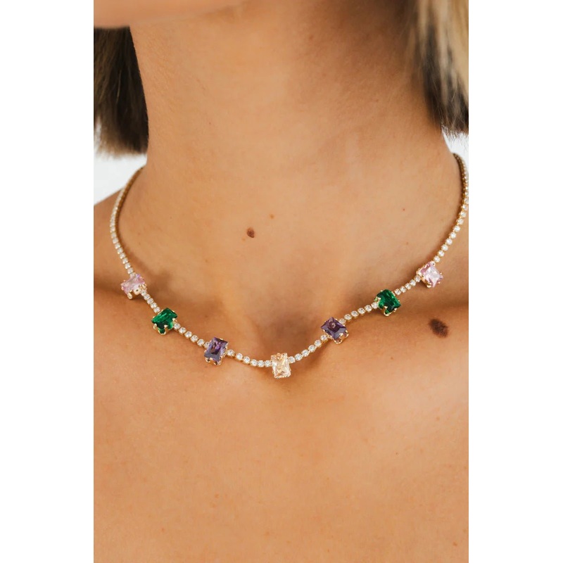 Glimmer Stone Necklace