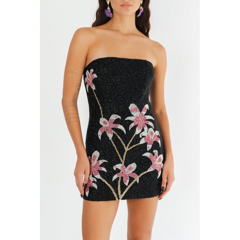 Kylie Floral Beadeau Dress