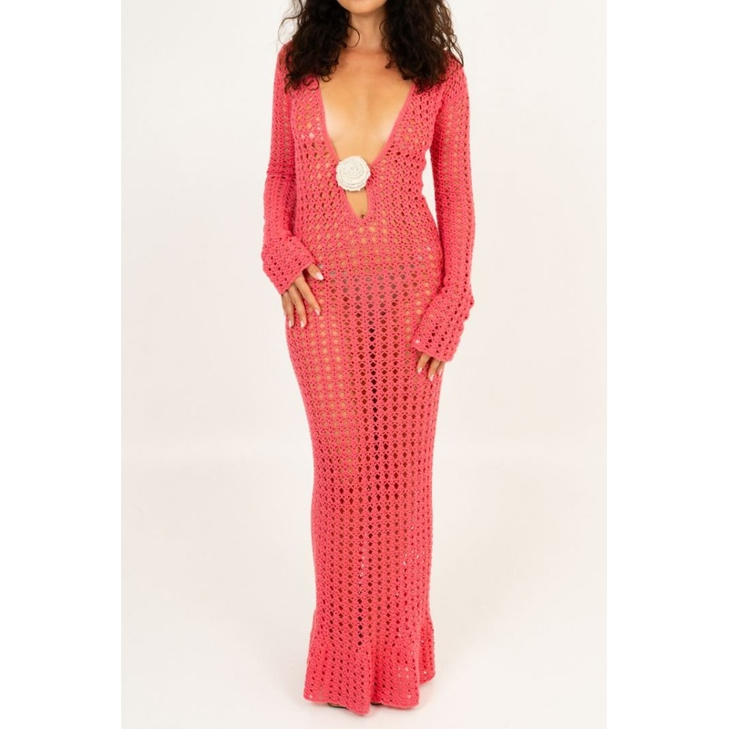 Lana Crochet Maxi Dress