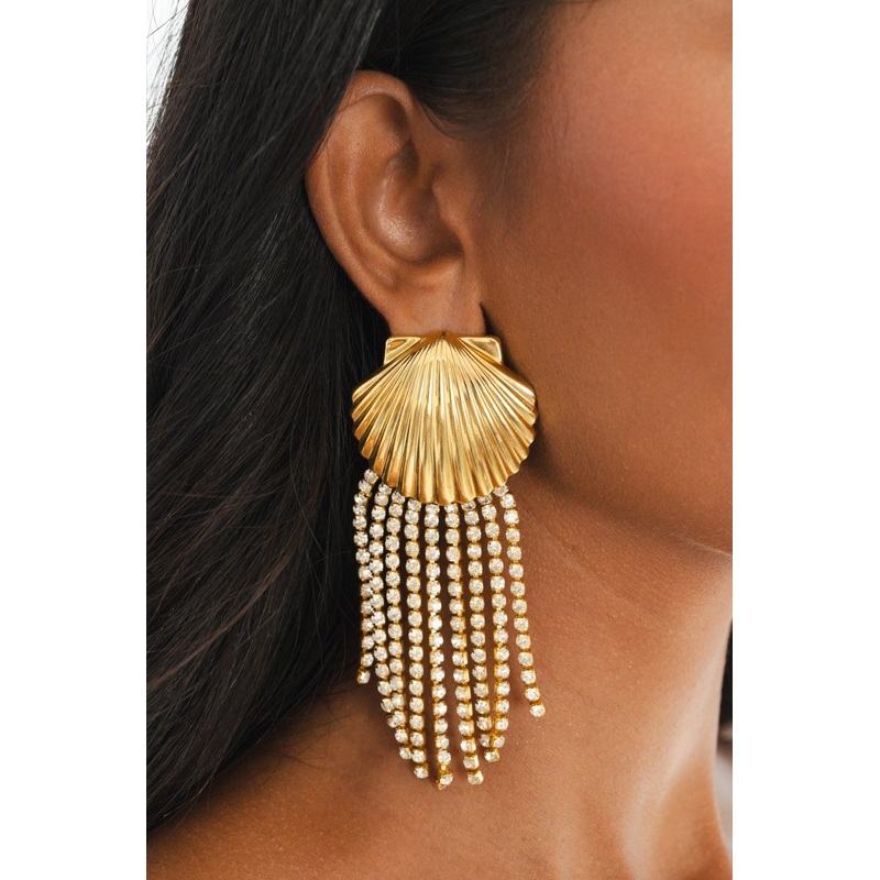 Sunset Shell Bloom Earrings