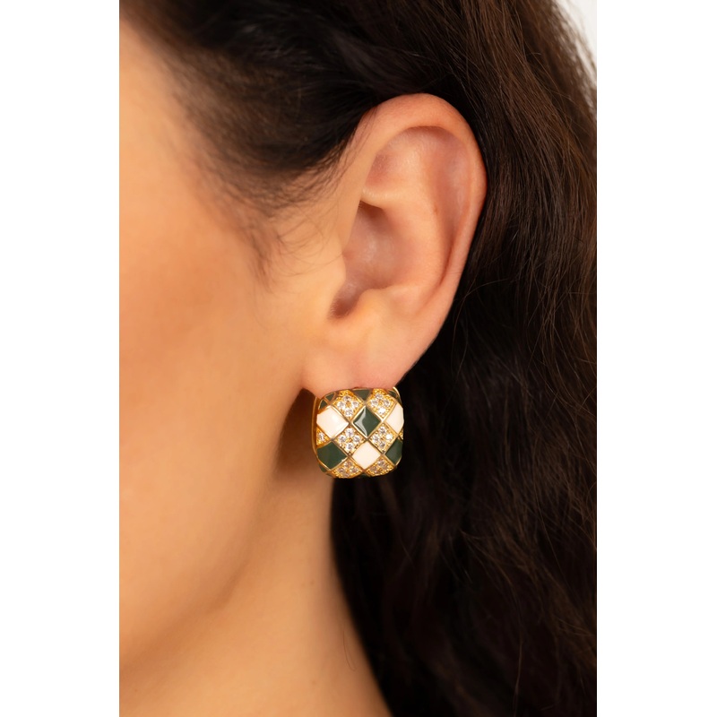 Vintage Luxe Gold Studs