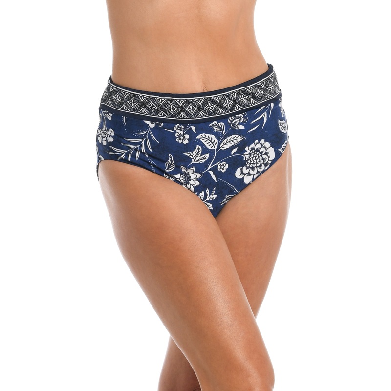 24th & Ocean Bali Batik Mid Waist Spliced Bottom - FINAL SALE