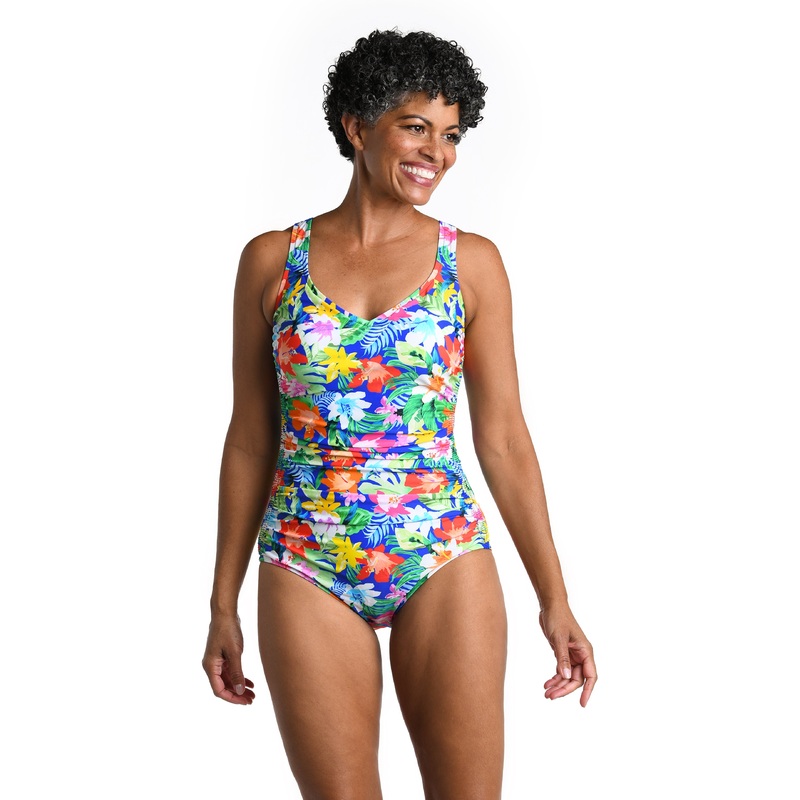 Hula Holiday Side Shirred One Piece *FINAL SALE*