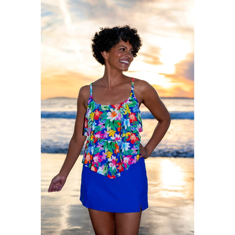 Hula Holiday Two Tiered Tankini Top *FINAL SALE*