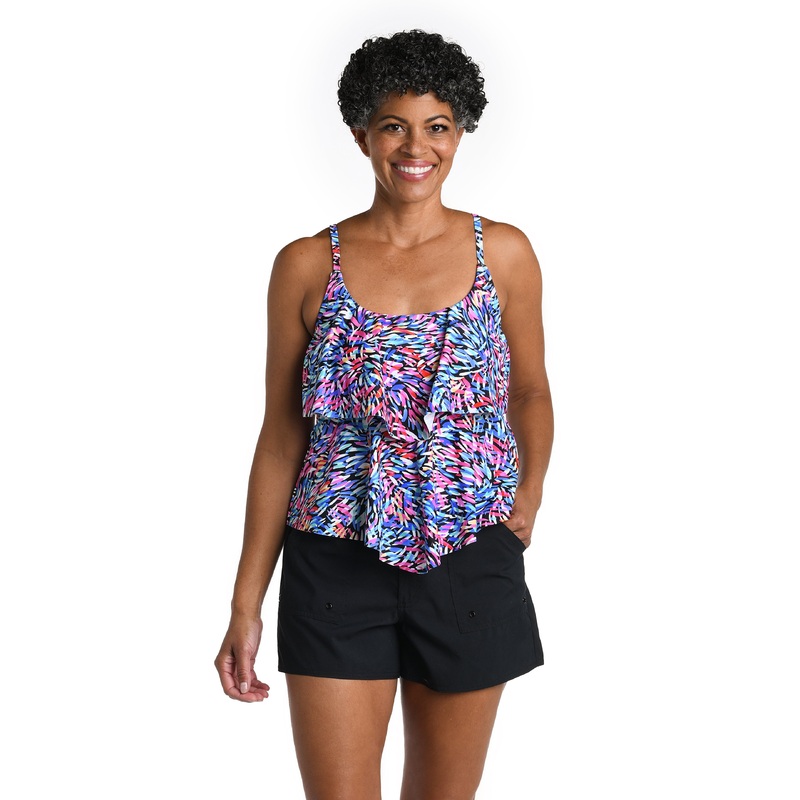 Luminescence Two Tiered Tankini Top *FINAL SALE*
