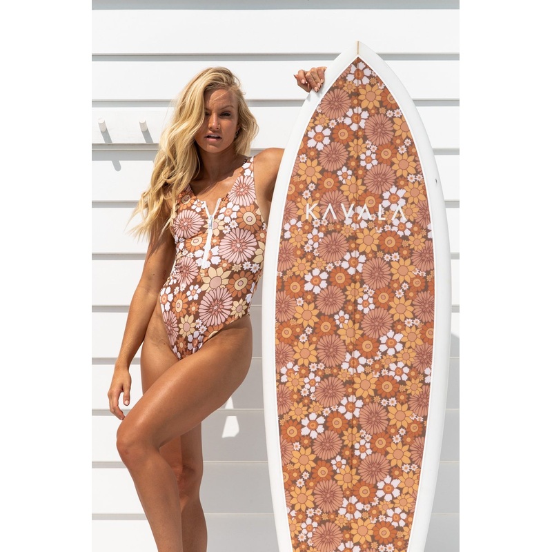 Flower Power Zephyr Surf Suit