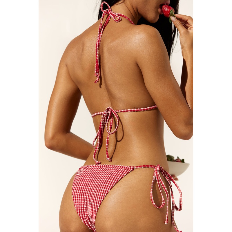 'Delilah' bottom - Red Gingham