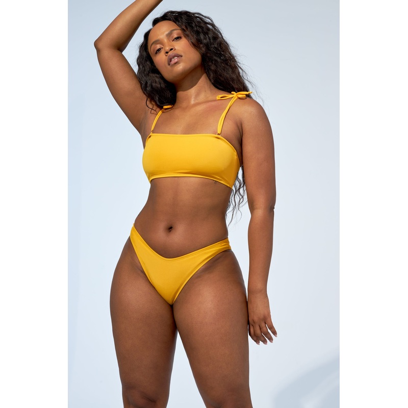 MARINA - Bikini top in Yellow