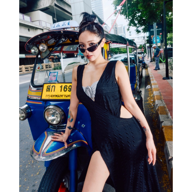 (Pre-order) Kimberley x HI | Pocket Vacation Dress ~ Onyx Black
