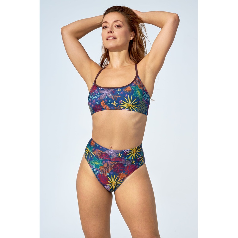 BEATRICE - Bikini top in Flower print