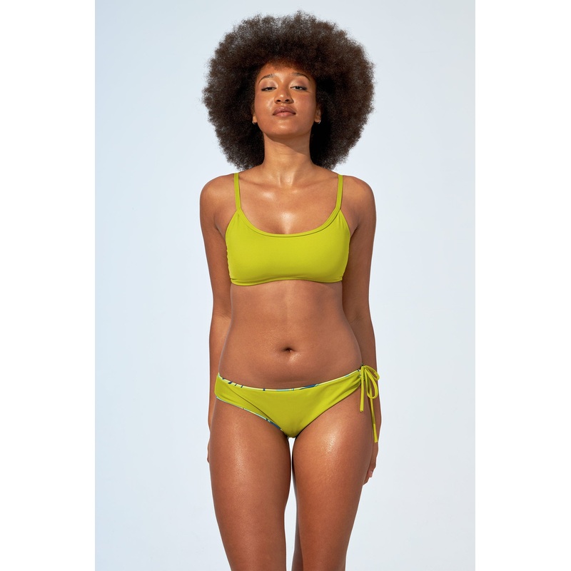 BEATRICE - Bikini top in Lime green