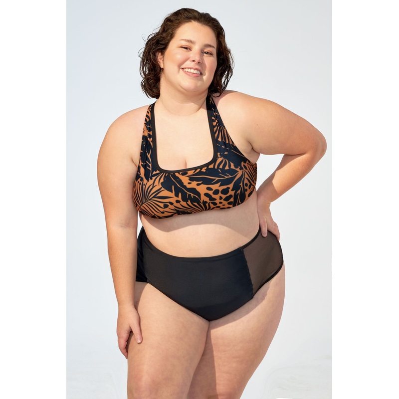 GABY - Bikini Top in Sandy breeze print