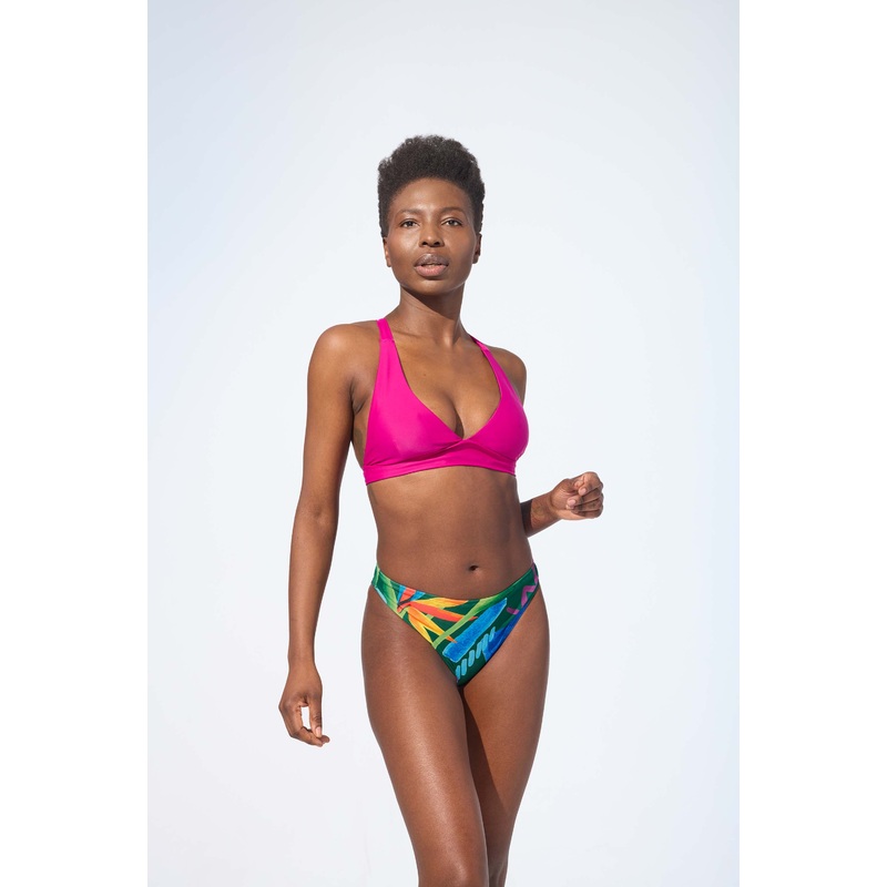 LAUREN - Bikini top in Fuchsia pink