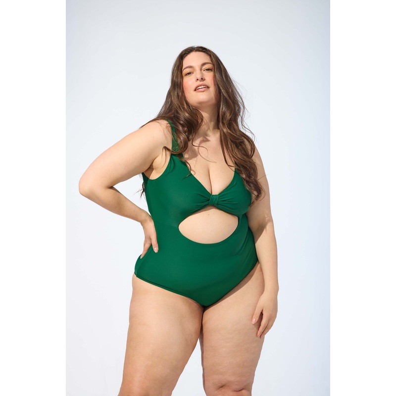NICOLE - One piece in Forest green