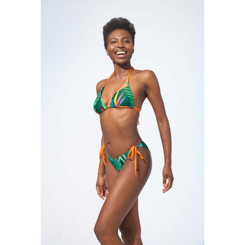 RACHEL  Bikini top in Essence print